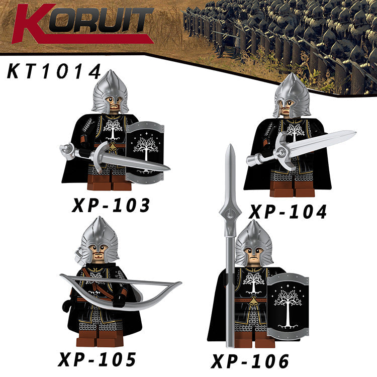 KT1014 Sword infantry captain arche minifigures KT1014 4pcs set