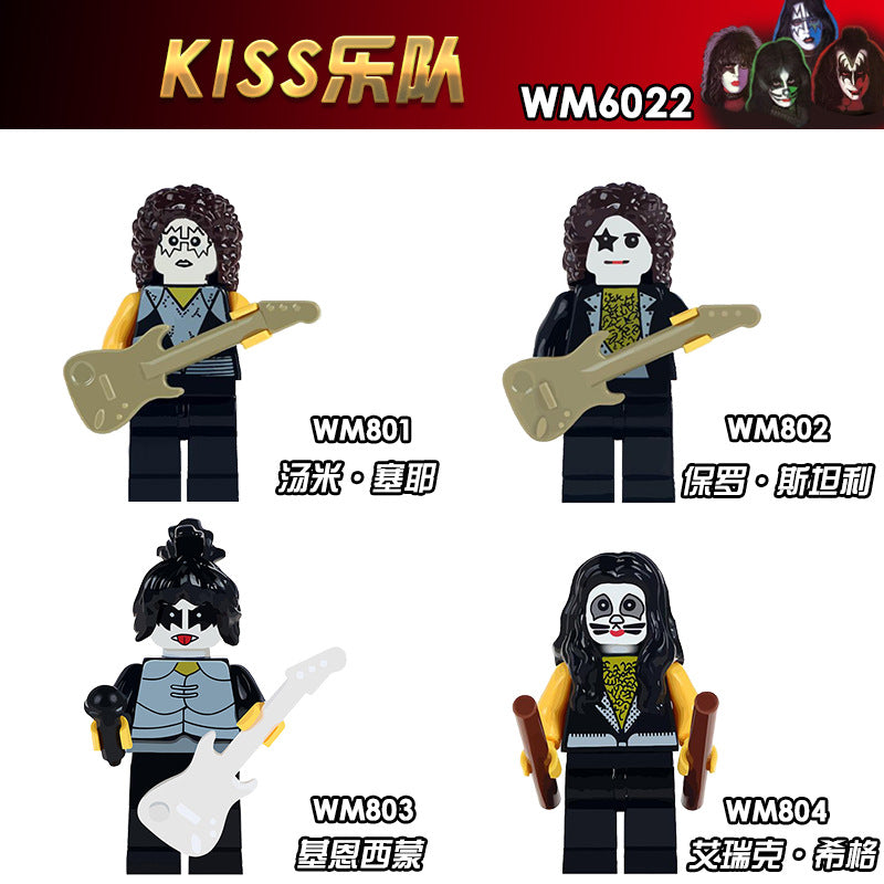 WM6022 KISS Band Series minifigures – Joy Bricks