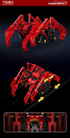 818 PCS 15053 MOULDKING Red Spider