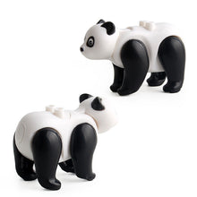 2pcs Animal small particles assembled building blocks panda