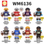 WM6136 Rugby Series Los Angeles Flash Panthers Minifigures