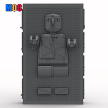 1717PCS MOC-94303 HanSolo in Carbonite Mega Figure