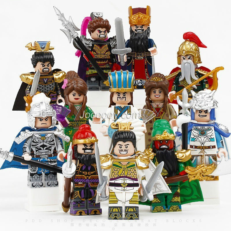 Three Kingdoms Heroes Ancient Soldier Minifigures with original box
