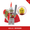 LOJO AX9809 Red Lion Knight Minifigure