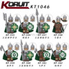 KT1046 Medieval series Knight of Rohan minifigures