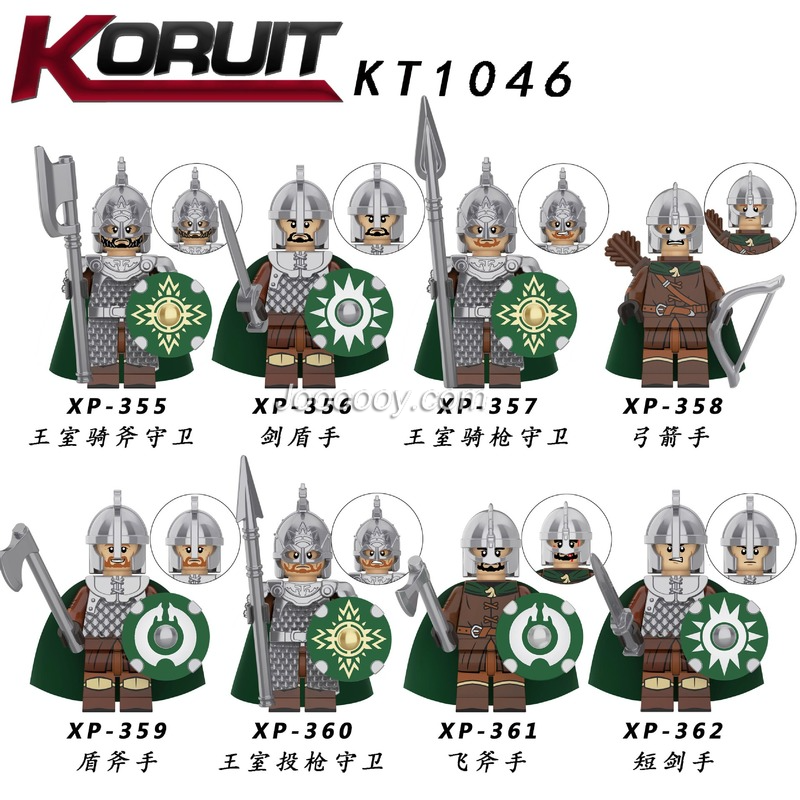 KT1046 Medieval series Knight of Rohan minifigures – Joy Bricks