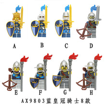 LOJO AX9803 Blue Crown Knight  Minifigure