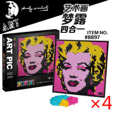 3341pcs Mosaic Portrait : Andy Warhol's Marilyn Monroe