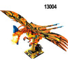 MJi 13003 13004 3005 13006 Puzzle Building Block Dragon Series Figures Creative Collection For Children's Toy