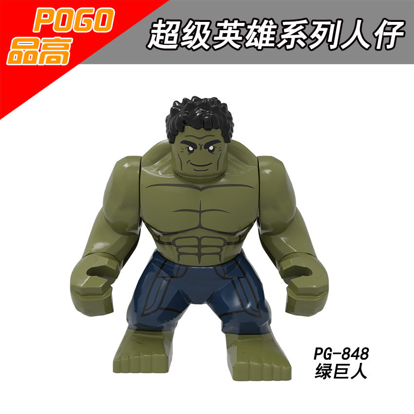 PG8261 Superhero Series Iron Man Hulk Big Minifigures