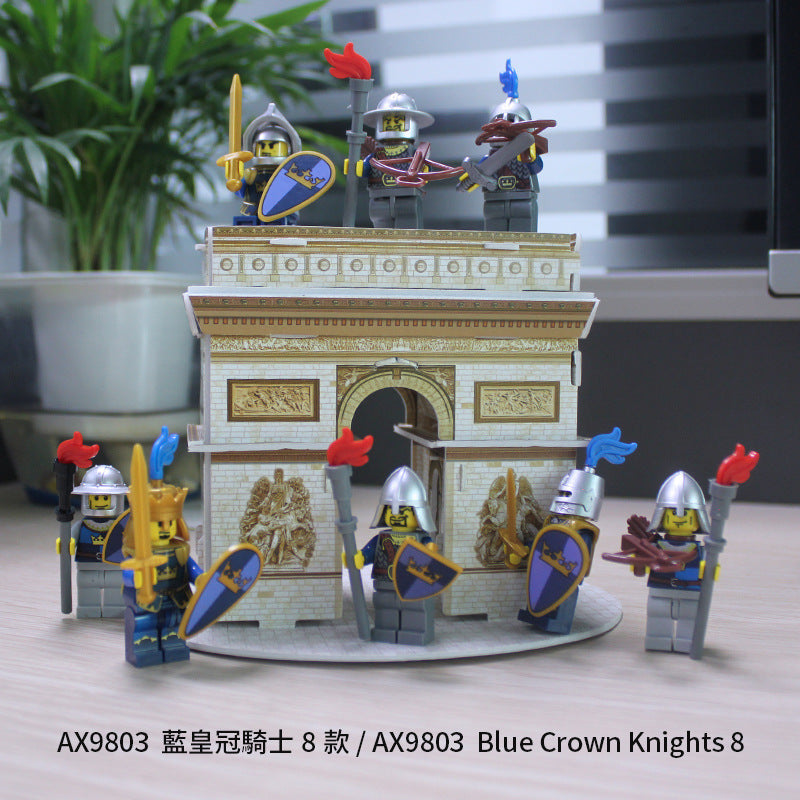 AX9803 Blue Crown Knight Series Minifigure – Joy Bricks