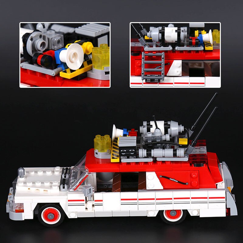 586pcs  Lepin 16032 The Ghostbusters Ecto-1&2
