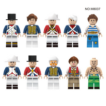 10pcs Professional Minifigure Pirate Sailor Captain Chef