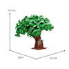 670PCS MOC-109516 The Small Leafy Tree