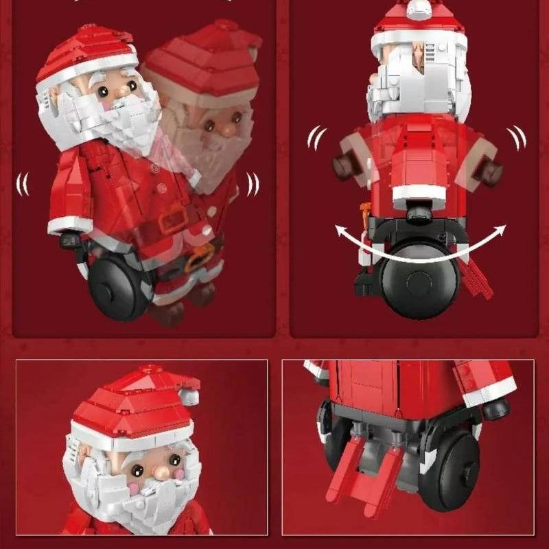 Santa Sign Remote Control 666pcs 13116 MouldKing Santa Claus Programmable remote control electric ...