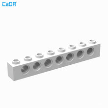 10pcs 3702 Brick 1x8 with Holes