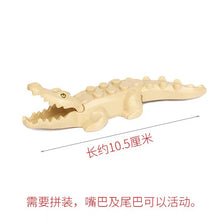 2pcs Animal small particles assembled building blocks Crocodile