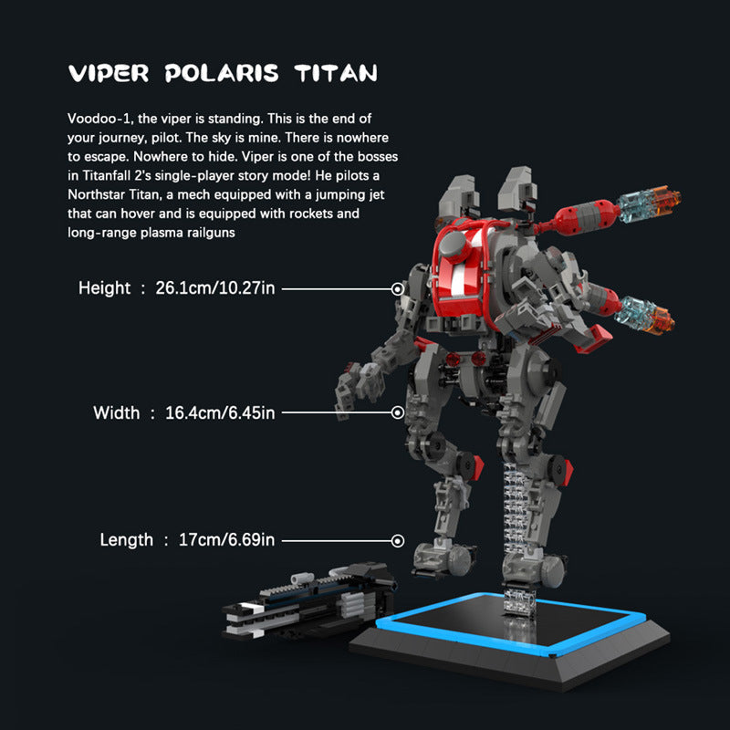 690PCS MOC-32708 Titanfall 2 Viper's Northstar Titan – Joy Bricks