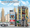 3111PCS UrGe 10199 Brick Town Police Station