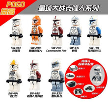 PG8002 Space 7 The Force Awaken Clone Trooper Commander Fox Rex Minifigures
