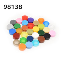 100 pcs 1*1 round flat tiles MOC bricks 35380 98138