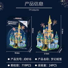 719PCS JD016  Mini Disney Castle