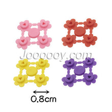 40pcs 1*1 six-peta Flower Plant MOC bricks 3742