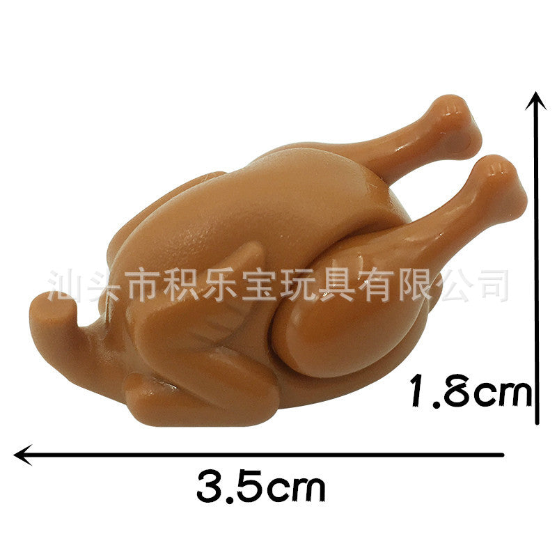 Turkey with Drumsticks 22mm with Oval Opening on Back 33048