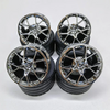 4pcs The Rims & Tires  For Porsche Bugatti 1:8 23799 37383