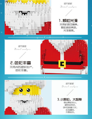 1910PCS Balody 16187 Santa Claus (MIni bricks)