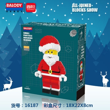 1910PCS Balody 16187 Santa Claus (MIni bricks)