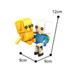 202PCS  MOC-71483 Adventure Time: Finn & Jake "Block Head" Figures