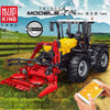 2596PCS MOULDKING 17019 4-in-1 yellow tractor