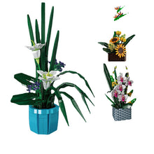 Mouldking Flower World 10023 Fairy Lily 10024 Birds Of Paradise 10025 Eternal Butterfly