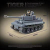 503PCS QG100242 QUANGUAN Panzerkampfwagen VI Tiger Ausf.E (Sd.Kfz.181) Tiger I Tank
