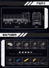 5768PCS 19013 MOULDKING Dump Truck 8x8 (Dynamic version)