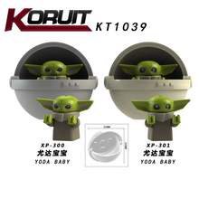 KT1039 Yoda baby with flying barn star wars minifigures