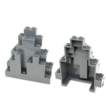 2pcs 3*8*7 Mountain Peak Stone MOC Bricks 6083