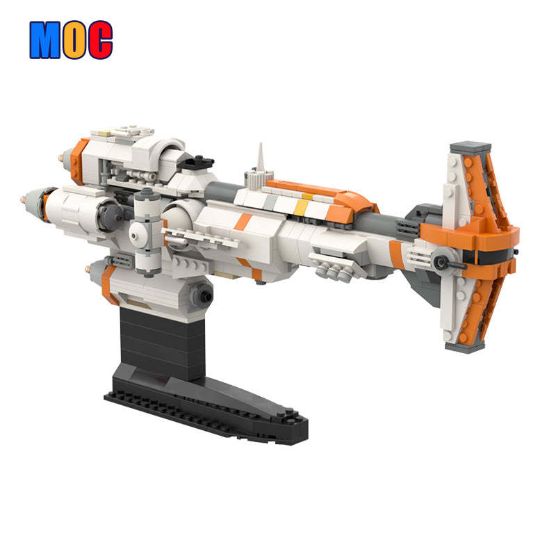 621PCS Moc Hammerhead Corvette Micro Fleet Scale Joy Bricks