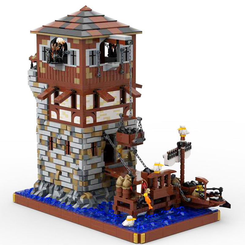 (Gobricks version)MOC-126224 Medieval lighthouse