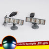 2pcs LED Colorful Searchlight Spotlight USB for Street City Series