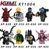 KT1004 Superhero series minifigures