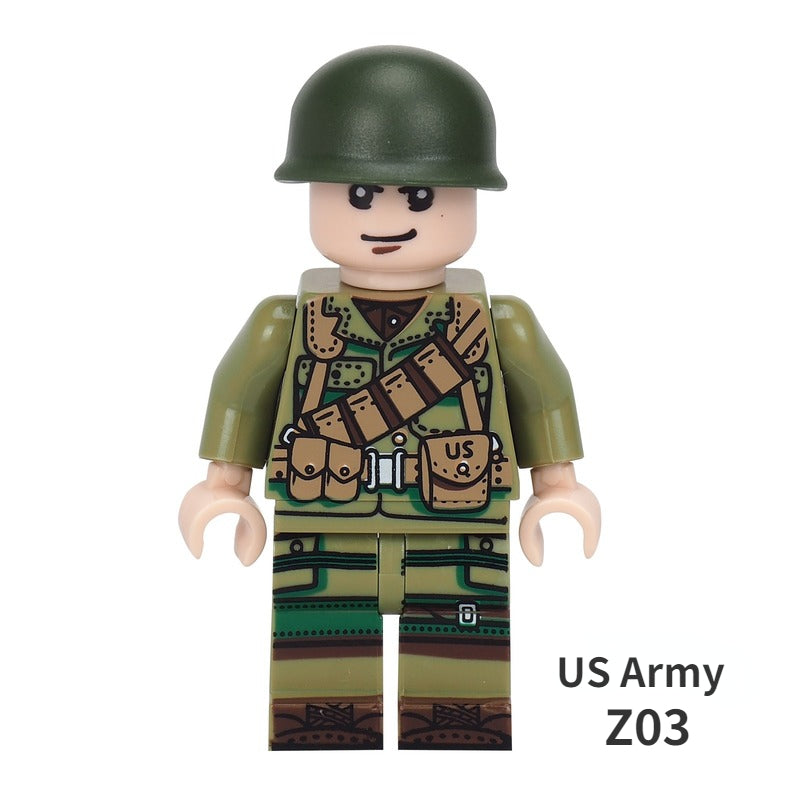 Z03-Z08 Military minifigures