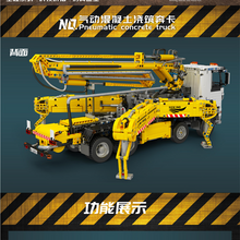 4368PCS MOULDKING 19003 Truck with Concrete Pump(dynamic with PF)
