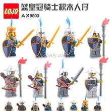 LOJO AX9803 Blue Crown Knight  Minifigure