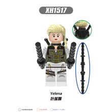 X0289 superhero series black widow iron lady minifigures
