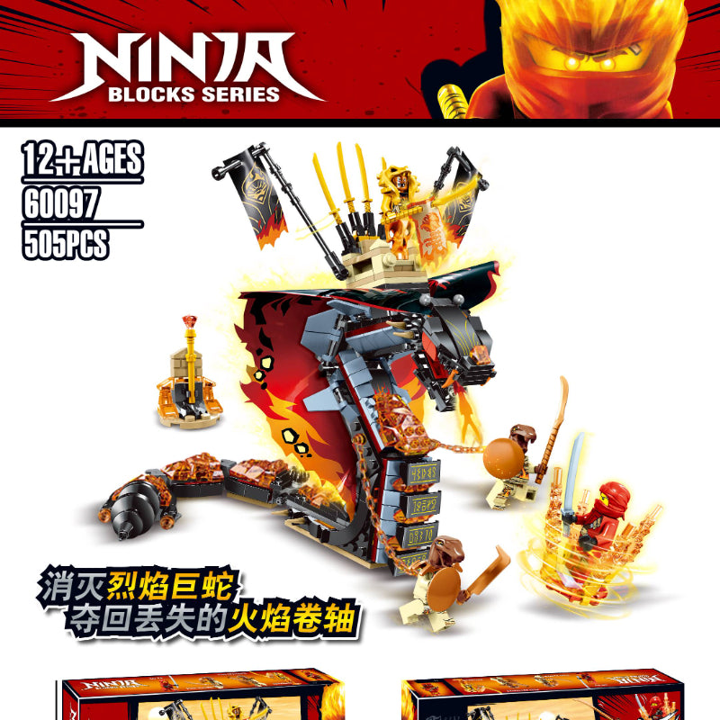505pcs 60097 NINJAGO Fire Fang – Bricks