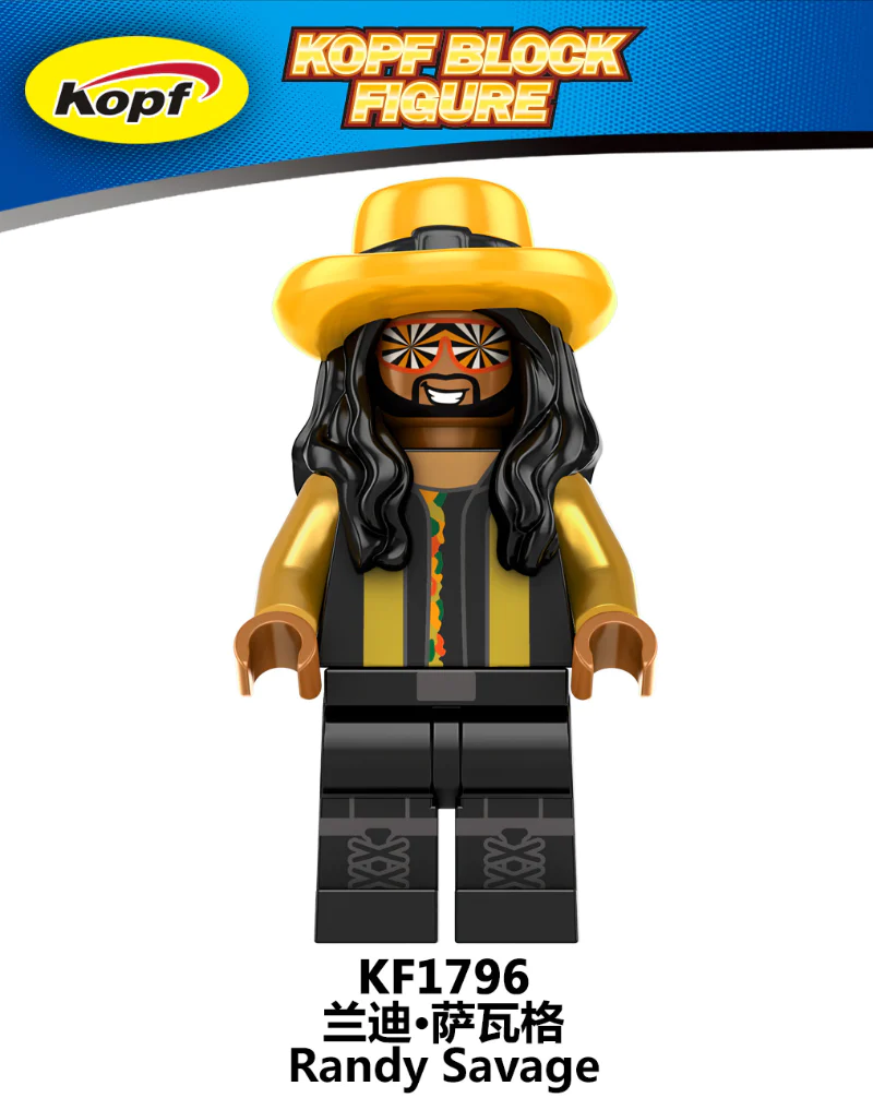 KF6171 Wrestler Randy John Steve Minifigures – Joy Bricks