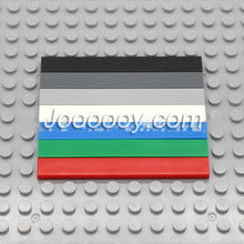10 pcs 1*8 flat tiles MOC bricks 4162
