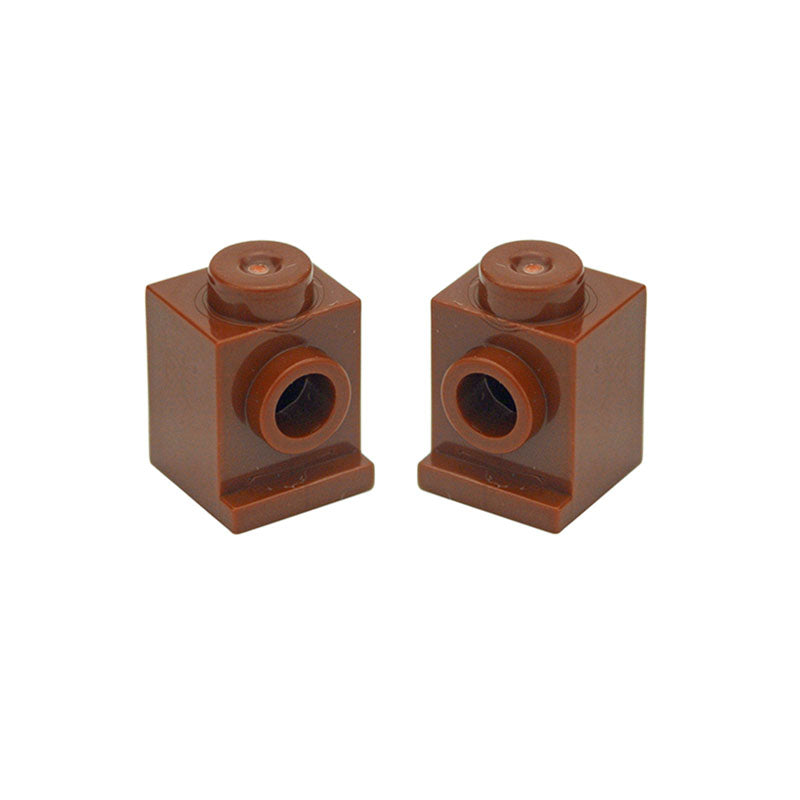 50pcs 1x1 one-side shortened bump brick with adapter 4070
